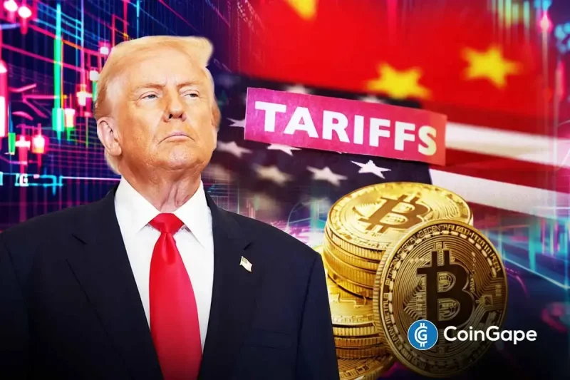 US President Donald Trump reduced tariffs on China after a meeting with President Xi Jinping, triggering a much-needed rebound in Bitcoin and the broader crypto market. President Trump quoted his meeting with Chinese President Xi Jinping as “amazing,” as the United States and China signed a one-year trade deal on Thursday. Trump Tariffs Jitters Cool
The post <a href="https://coingape.com/trump-cuts-tariffs-as-us-china-reaches-1-year-trade-deal-bitcoin-wavers/">Breaking: Trump Cuts Tariffs as US-China Reaches 1-Year Trade Deal, Bitcoin Rebounds</a> appeared first on <a href="https://coingape.com/">CoinGape</a>.